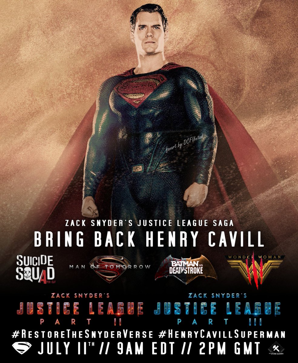 RTAyerCutSS's tweet image. Us United on July 11th ✊ @DCFUnited
#RestoreTheSnyderVerse #HenryCavillSuperman