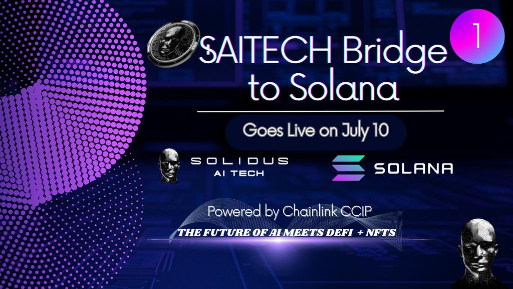 The Bridge is Built. The Battle Begins.
This Q3, <a href="/AITECHio/">AITECH</a> is unleashing one of its boldest moves yet: 

$AITECH is bridging to <a href="/solana/">Solana</a> – live July 10
Powered by <a href="/chainlink/">Chainlink</a> CCIP, this launch isn’t just a tech upgrade.

#BridgeToSolana #AITECH #Solana #Chainlink