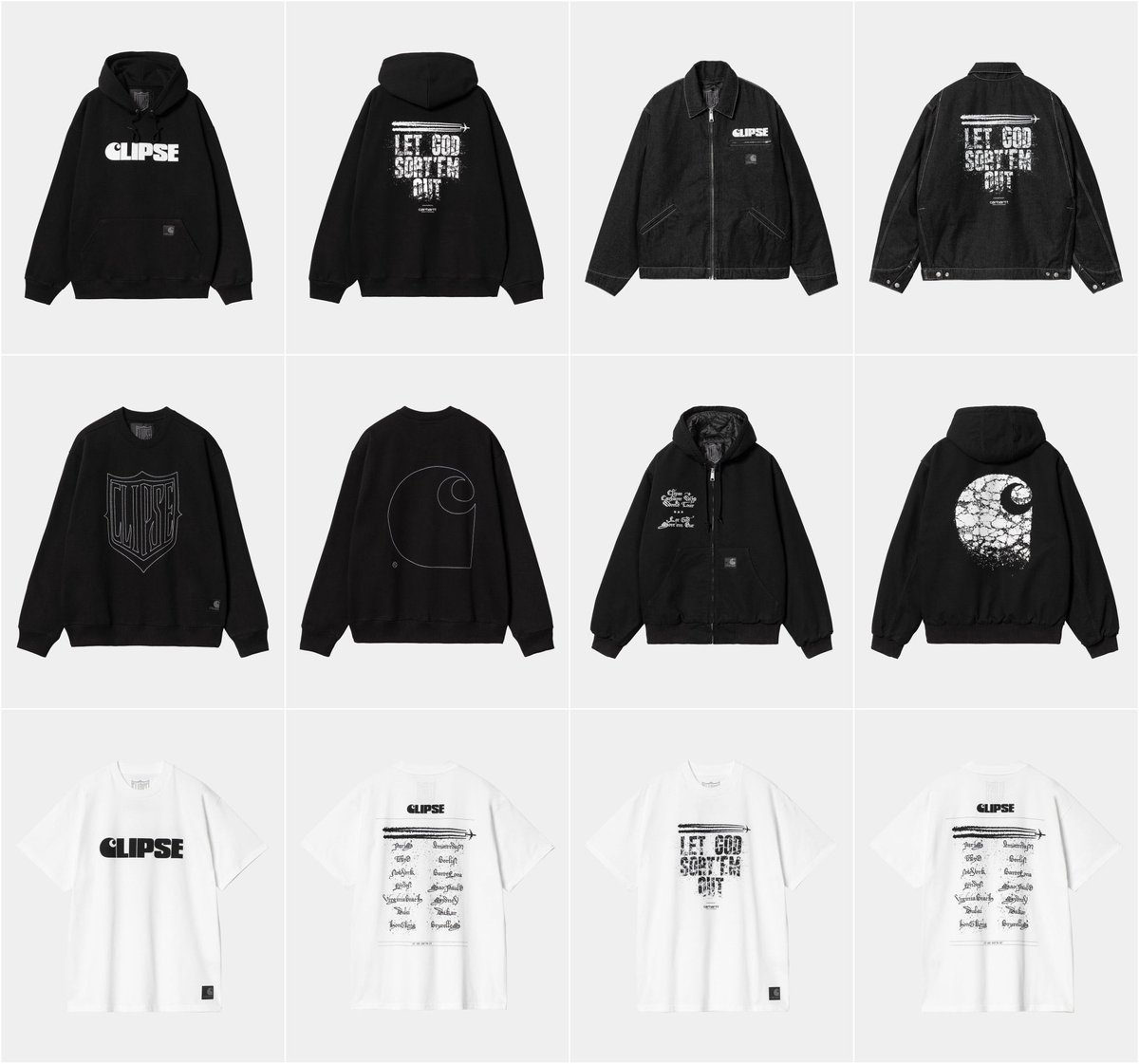Clipse x Carhartt WIP "Let God Sort Em Out"

• July 10th