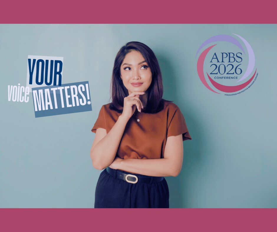 Thinking of presenting at #APBS2026? 

🌟 Share your work, connect w/ changemakers, &amp; spark innovation in Positive Behavior Support.

🗓️ Deadline: Sept 8, 2025
📍Minneapolis
👉 Submit: bit.ly/3ZkNqzV
Your voice matters. Join the movement. #PBIS #EdLeadership