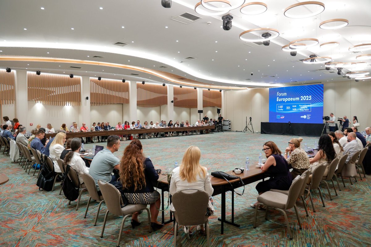 🇪🇺#ForumEuropeum2025 
Thank you to all who joined us for this year’s Forum Europeum. A truly fruitful exchange on EU enlargement, rule of law, and the path ahead. 

Catch the key messages and highlights in our official press release ✍️epi.org.mk/post/31808?fbc…

🤝See you next year!