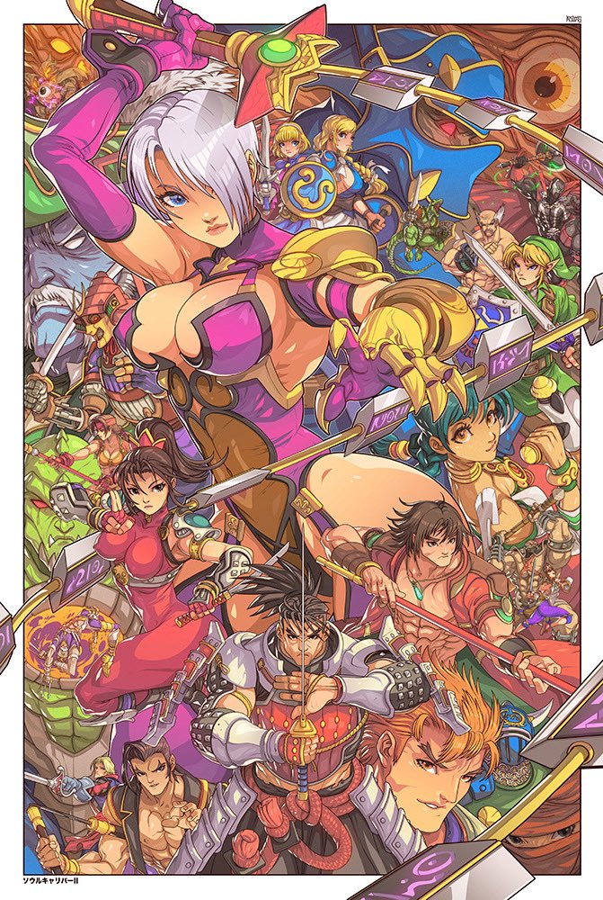 Soul Calibur 2!!! We’ll be shipping 4th of July orders this entire week. Thank you for all the orders and patience! #soulcalibur #soulcalibur2 #edwinhuang