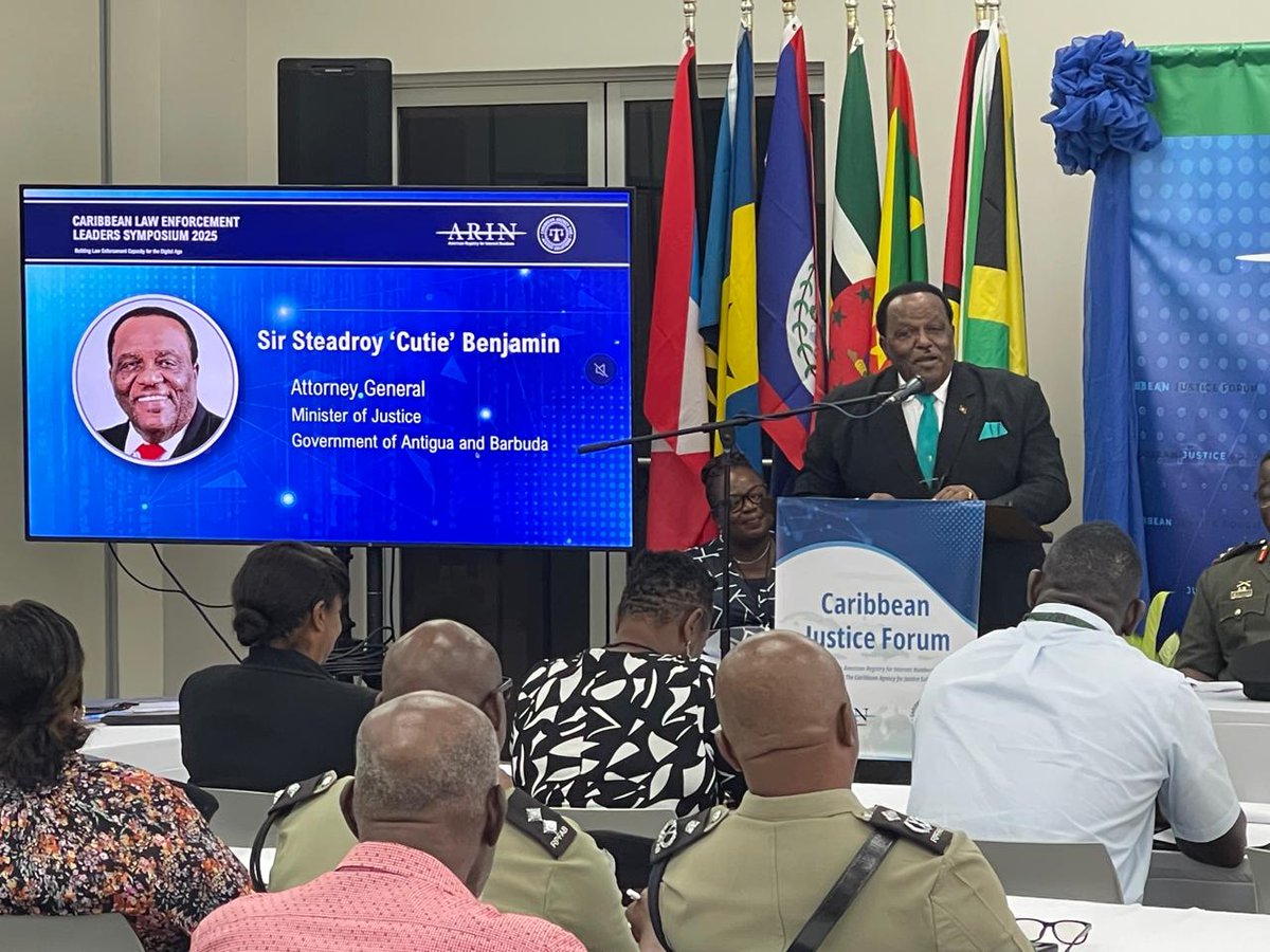 TeamCAJS's tweet image. Caribbean Justice Forum AM session has just concluded! 🔐

Following a powerful keynote from Sir Steadroy Benjamin, the engaging discussions focused on real threats, regional gaps, and the urgent need for collaboration.🇦🇬
#ARIN #CAJS #CyberSecurity #CaribbeanJusticeForum