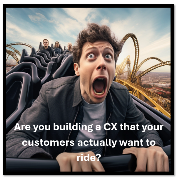 RomrellEvan's tweet image. Ever been stuck on a rollercoaster you didn’t want to ride?

That’s what bad CX feels like when companies make changes for their own convenience, not the customer’s.

Are you building experiences your customers actually want to ride?

#CX #VoiceOfTheCustomer #Leadership