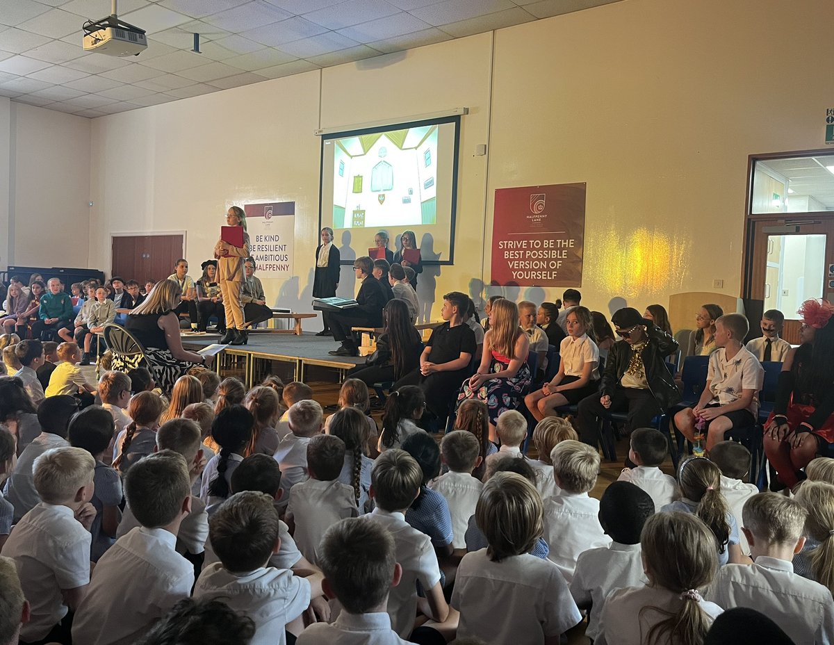 🎭 Our Year 6 production is in full swing! After an incredible dress rehearsal and performance to the whole school this morning, we’re excited to welcome families for the big show tonight. Break a leg, Year 6! 🌟 #SchoolProduction #Year6Stars #ProudTeachers