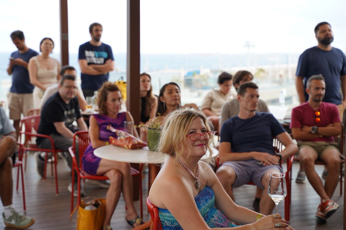 CryptoMondays Barcelona (@cryptomondaybcn) on Twitter photo What a night! ✨
Big thanks to everyone who came out for our JULY #CryptoMondays Barcelona!
Special thanks to <a href="/loukerner/">Lou Kerner 🇮🇱🇺🇦</a> — founder of <a href="/Crypt0Mondays/">CryptoMondays</a> — and <a href="/dgdvin/">David Garrett | dVIN Labs</a> from <a href="/dVINLabs/">dVIN Labs (🍷, ⛓)</a> for an inspiring talk on AI, tokenization, and RWA 🤖🍷
See you soon! 💫 What a night! ✨
Big thanks to everyone who came out for our JULY #CryptoMondays Barcelona!
Special thanks to <a href="/loukerner/">Lou Kerner 🇮🇱🇺🇦</a> — founder of <a href="/Crypt0Mondays/">CryptoMondays</a> — and <a href="/dgdvin/">David Garrett | dVIN Labs</a> from <a href="/dVINLabs/">dVIN Labs (🍷, ⛓)</a> for an inspiring talk on AI, tokenization, and RWA 🤖🍷
See you soon! 💫