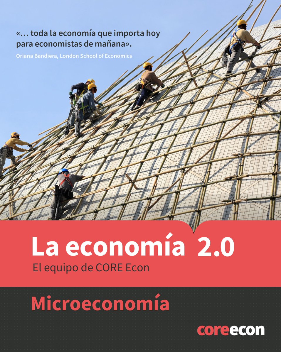 coreeconteam's tweet image. Hola 🇪🇸 La economía 2.0: microeconomía, the Spanish translation of The Economy 2.0: Microeconomics, is now available on the CORE website: core-econ.org/the-economy/es…
