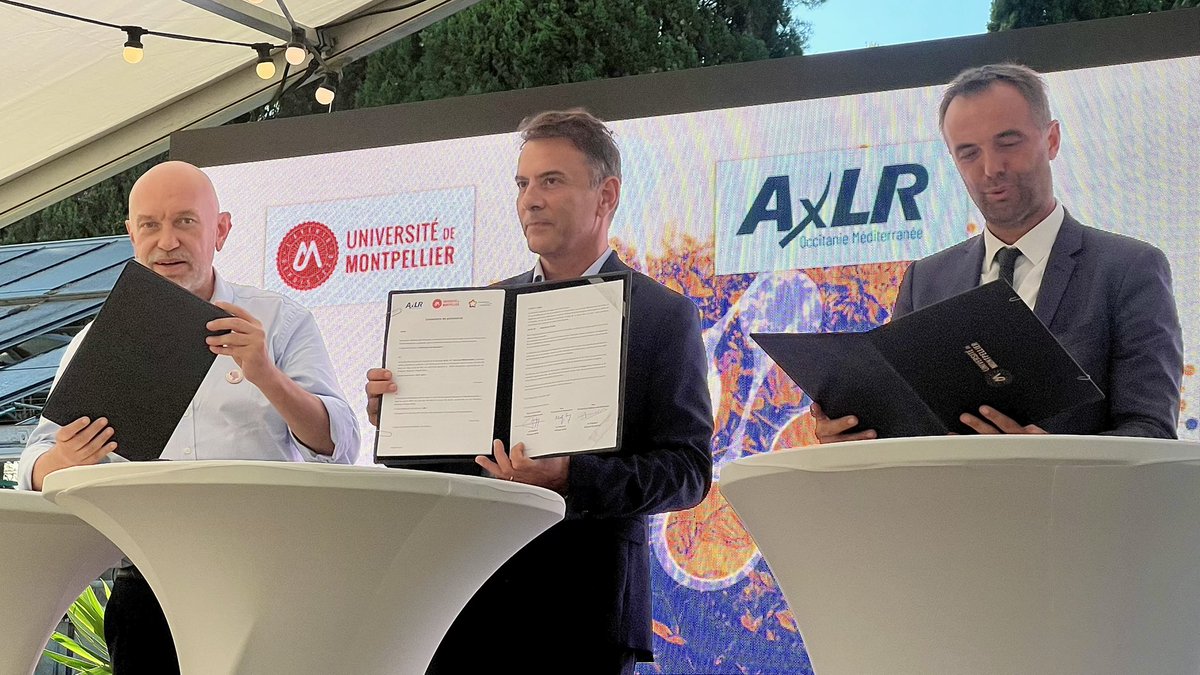 Francois Pierrot (@f_r_pierrot) on Twitter photo Et en bonus : signature d’un accord entre <a href="/umontpellier/">Université de Montpellier</a> <a href="/SATTAXLR/">SATT AXLR</a> et <a href="/montpellier_/">Ville de Montpellier</a> ! Et en bonus : signature d’un accord entre <a href="/umontpellier/">Université de Montpellier</a> <a href="/SATTAXLR/">SATT AXLR</a> et <a href="/montpellier_/">Ville de Montpellier</a> !