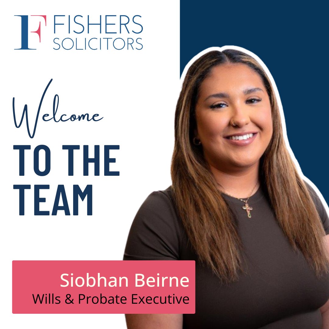 FishersLaw's tweet image. 📣 We're excited to welcome Siobhan Beirne to the team as our new Wills &amp;amp; Probate Executive!
With experience in #Wills, #LPAs &amp;amp; #probate, Siobhan brings both expertise and warmth to the role.
Welcome to #TeamFishers, Siobhan! #Welcome #LegalTeam #Derby #AshbydelaZouch #Tamworth