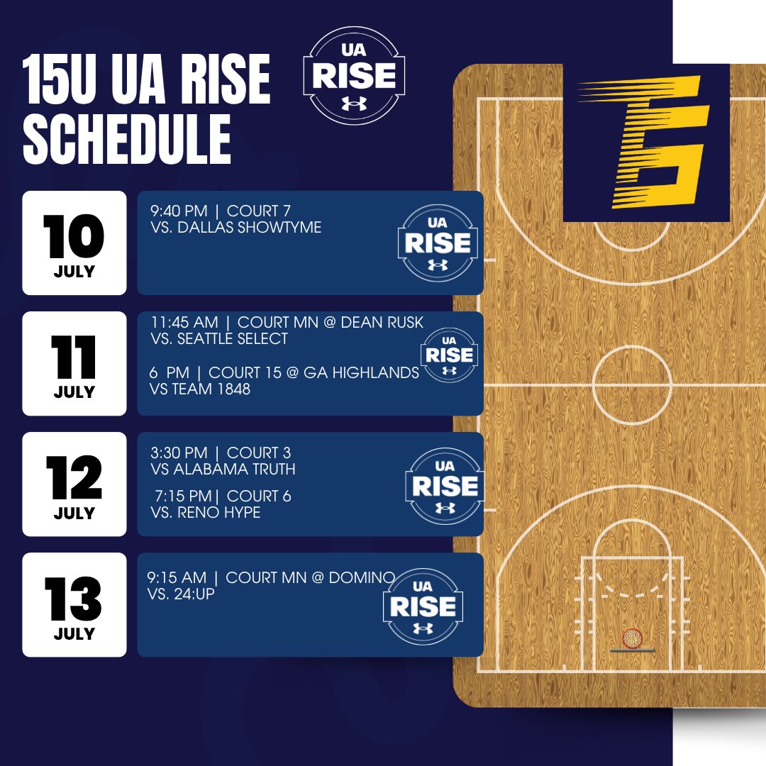 Team Sims Basketball (@teamsims4life) on Twitter photo Schedule for our 16u and 15u <a href="/RiseCircuit/">UA Rise Circuit</a> this week in Atlanta!
<a href="/dlaine2112/">David Laine</a> <a href="/CoachPatBugler/">patrick bugler</a> <a href="/CoachLangston24/">Dominique Langston</a> Schedule for our 16u and 15u <a href="/RiseCircuit/">UA Rise Circuit</a> this week in Atlanta!
<a href="/dlaine2112/">David Laine</a> <a href="/CoachPatBugler/">patrick bugler</a> <a href="/CoachLangston24/">Dominique Langston</a>