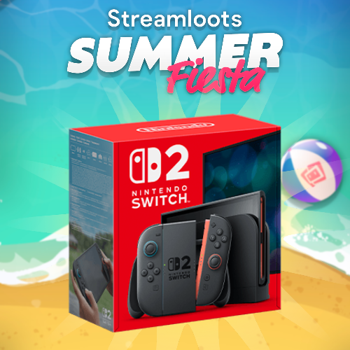 Do you want to win a Nintendo Switch 2? 👀

By supporting your favorite creators or selling card packs through Streamloots, you can earn tickets that give you a chance to win the hottest console right now! 😍

What are you waiting for? Join in! 😉