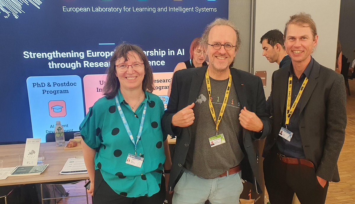 Ellis_Unit_Jena's tweet image. 🤖 @ELLISforEurope at the @AIforGood Global Summit 2025
@bschoelkopf at the ELLIS booth — joined by a wave of engaged participants diving into conversations on trustworthy, human-centered AI.
Exciting momentum and strong interest around our work at booth 📍 3228!
#AIresearch