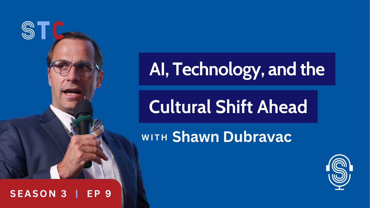 Dr. Shawn DuBravac (<a href="/shawndubravac/">Shawn DuBravac, PhD</a>) talks about data, AI, and how new technologies will shape society. Tune in at seanmurphy.live #SomeThingsConsidered #AI #DigitalTransformation #Innovation