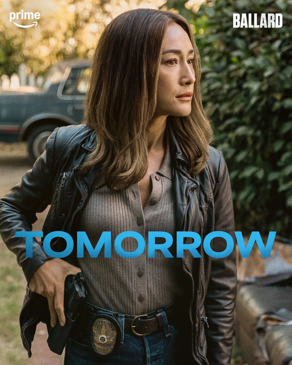 She's closing in. #Ballard arrives tomorrow on @primevideo.