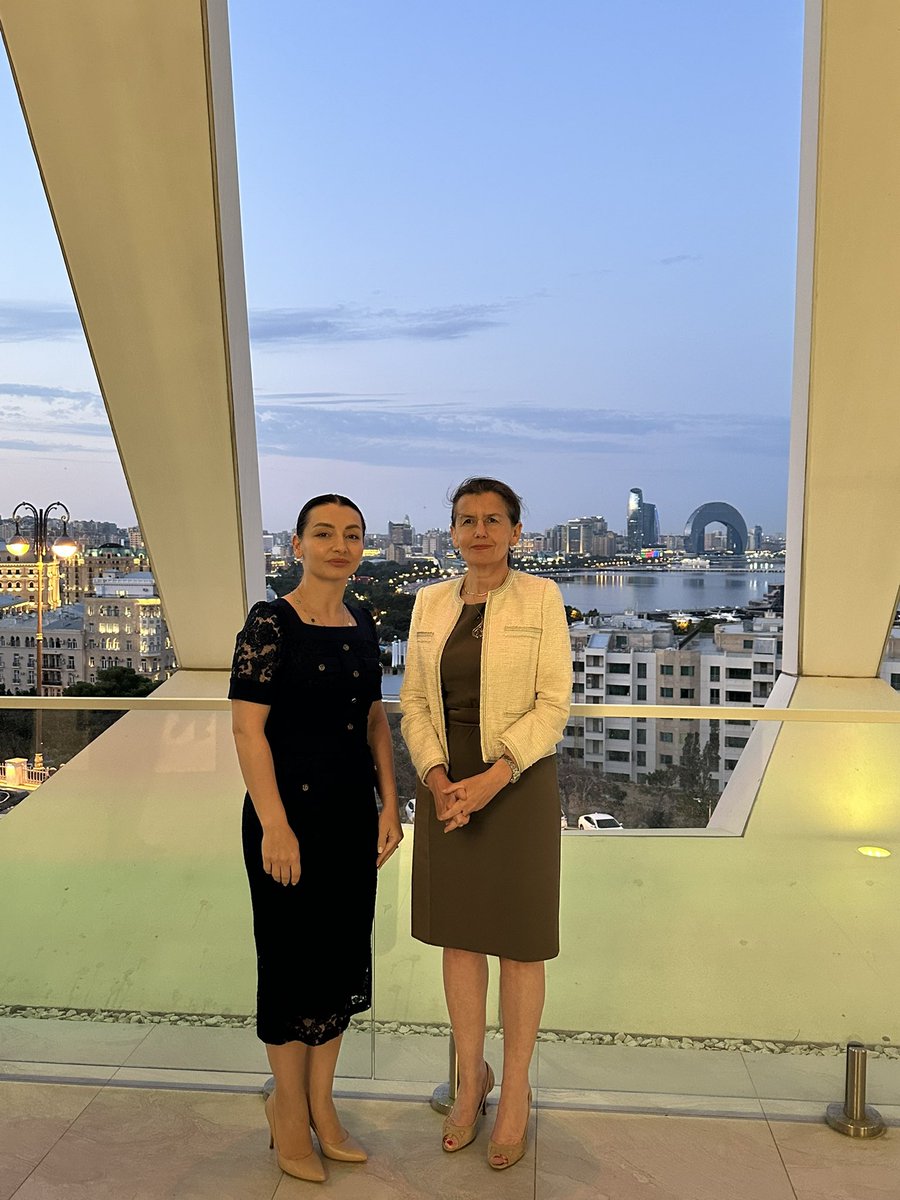 Leyla Abdullayeva (@labdullayevamfa) on Twitter photo Avec ma collègue française <a href="/Niece_de_Rameau/">Anne Boillon</a> à la réception organisée par <a href="/AzerbaijanMFA/">MFA Azerbaijan 🇦🇿</a> dans le cadre de la réunion des Ambassadeurs à Bakou. Avec ma collègue française <a href="/Niece_de_Rameau/">Anne Boillon</a> à la réception organisée par <a href="/AzerbaijanMFA/">MFA Azerbaijan 🇦🇿</a> dans le cadre de la réunion des Ambassadeurs à Bakou.