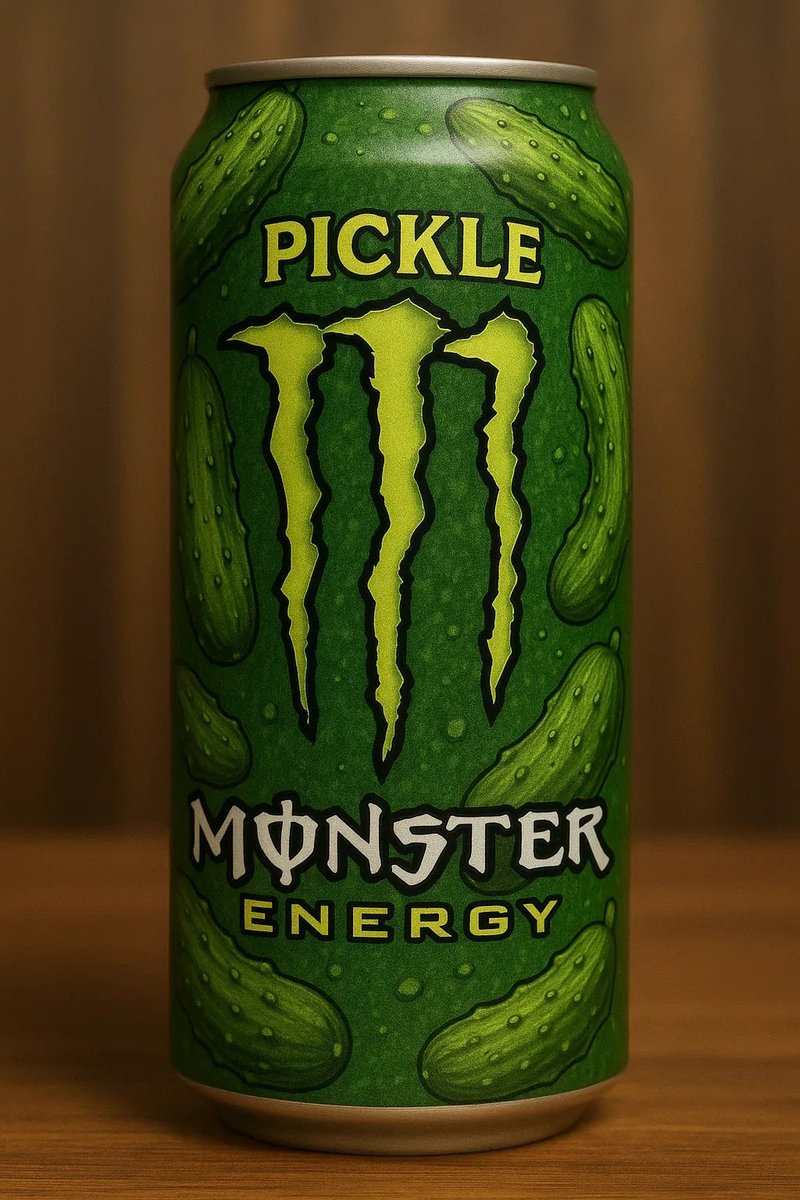 threeAImigos's tweet photo. Monster just went full brine mode—pickles + caffeine = chaos. 🥒⚡️🐅🐡🤖
#ThreeAImigos #AIArt #GenerativeArt #PickleMonster #EnergyDrink #MemeArt #ChaosCute #DigitalArt #GPUGenerated #PromptEngineering #PicklePower https://t.co/7cvUeoLACJ