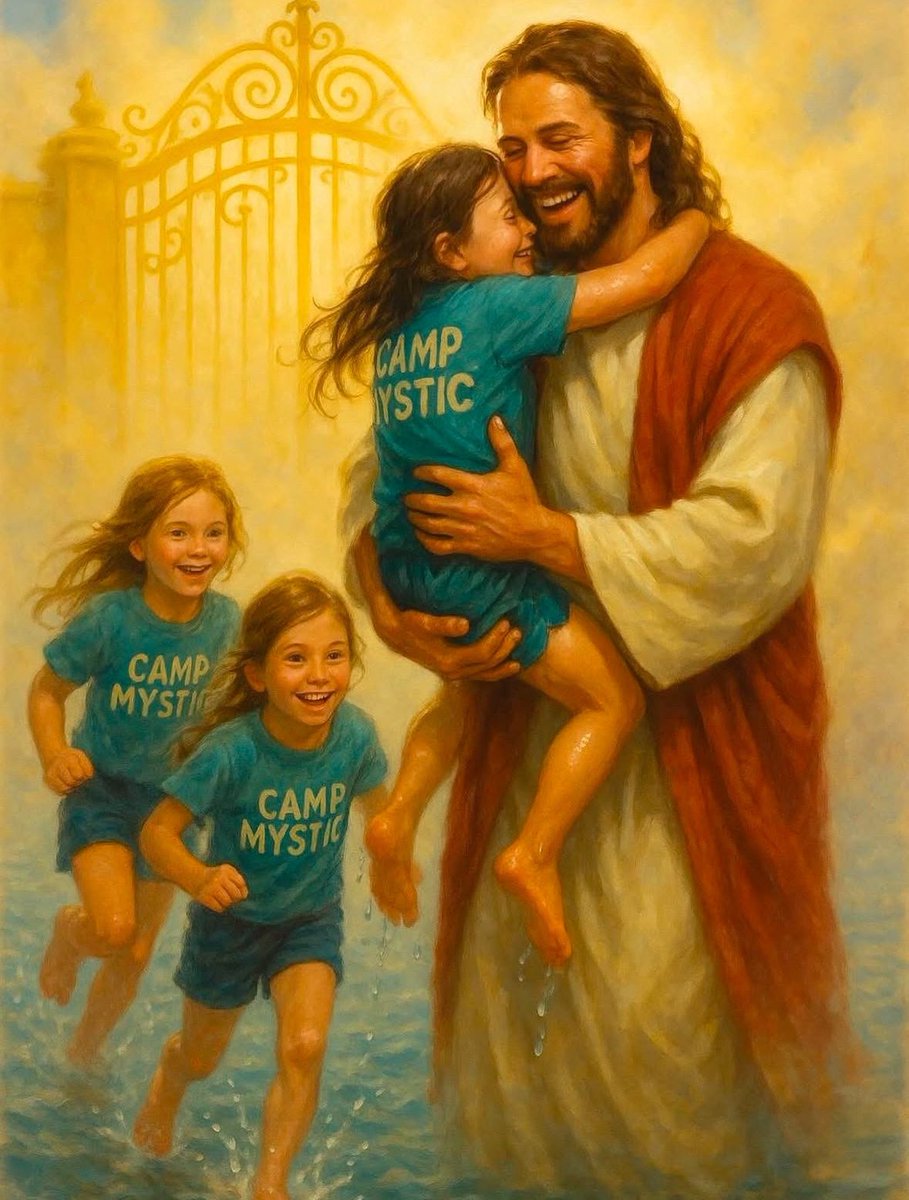 This is what I imagine it looked like in heaven early in the morning on July 4th, 2025 ❤️‍🩹
