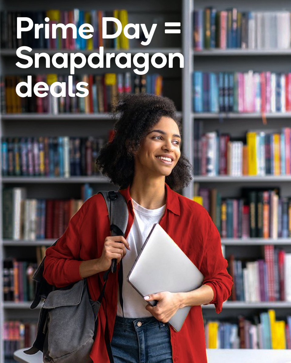 💸 Enjoy some serious @Amazon #PrimeDay savings on #Snapdragon powered devices like PCs, phones, earbuds – perfect for #backtoschool and all year-round. amzn.to/3GwoL5g