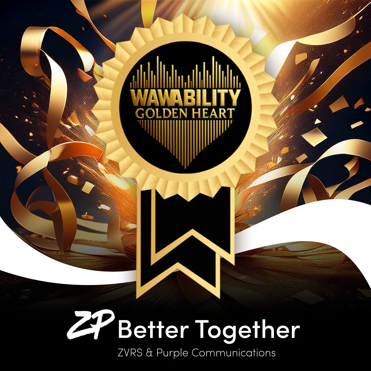 Purple (@purplecomm) on Twitter photo Thank you to <a href="/wawability/">WAWABILITY</a> for awarding us the Golden Heart Award. This is a powerful honor given to an org that lead with empathy and an unwavering commitment to accessibility. We’re proud to carry the Golden Heart and to lead with purpose and act with compassion every day. 💛 Thank you to <a href="/wawability/">WAWABILITY</a> for awarding us the Golden Heart Award. This is a powerful honor given to an org that lead with empathy and an unwavering commitment to accessibility. We’re proud to carry the Golden Heart and to lead with purpose and act with compassion every day. 💛