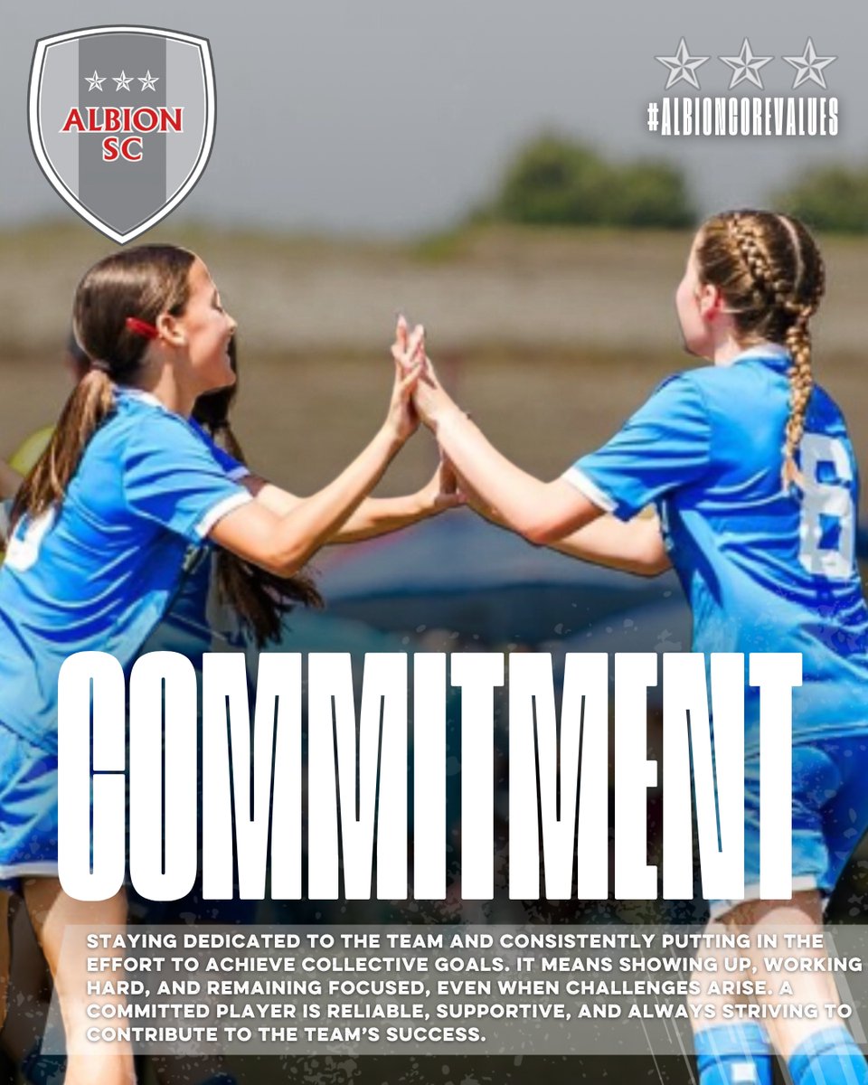 𝘾𝙤𝙢𝙢𝙞𝙩𝙢𝙚𝙣𝙩
Planted in our roots. Seen in our actions.

#ALBIONCOREVALUES ⭐ #WERALBION