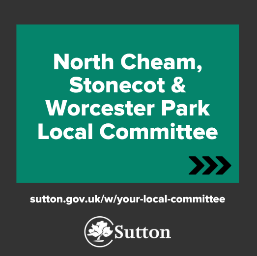 SuttonCouncil's tweet image. North Cheam, Stonecot & Worcester Park Local Committee Meeting
Find out about local opportunities, activities and services in your ward.
Find out more: sutton.gov.uk/w/your-local-c…