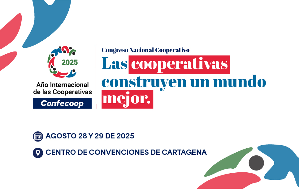 ConfecoopCol's tweet photo. 📢¿Que viene ahora?
Lo más esperado por el sector cooperativo colombiano
📌EL CONGRESO NACIONAL COOPERATIVO que girará en torno al Año Internacional de las cooperativas
https://t.co/MRYcabbjNU
📆28 y 29 de agosto
📍Centro de Convenciones
👉Cartagena https://t.co/wdpIUJl63D