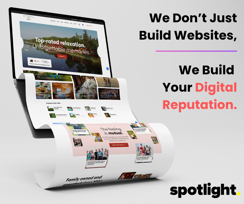 Back to work and ready to level up your digital presence? 🇺🇸💻 We don’t just build websites, we build your digital reputation.

👉🏼 Get started with our web team today: spotlightmediafargo.com/website-design