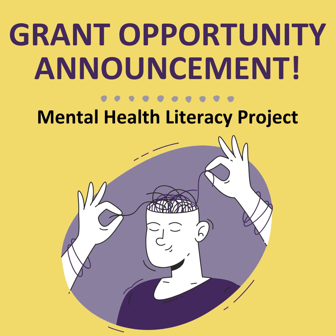 Reminder - applications due August 1st!

The NYS Council on Developmental Disabilities (CDD) is offering funds for non-profit organizations in New York State to build a mental health literacy curriculum. 

Learn more and apply here:  cdd.ny.gov/grant-opportun…
