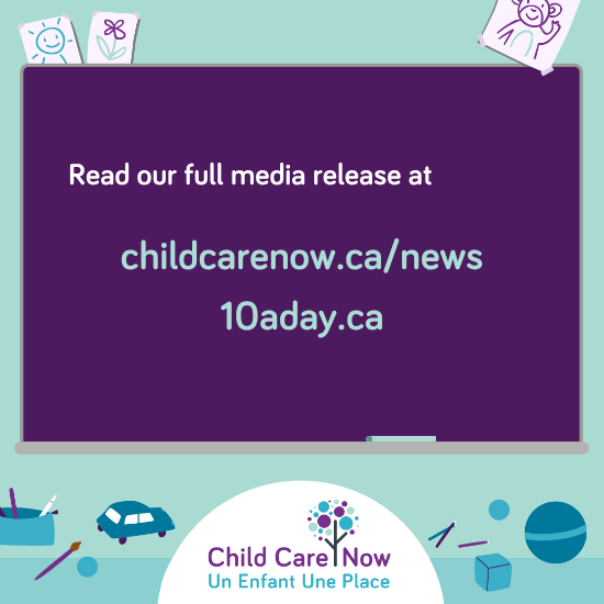 The CCCABC has relaunched their $10aDay campaign, urging the provincial government to fulfill its commitment to universal, high-quality, and affordable child care. Leaders in child care are calling for renewed action.

Learn more about the campaign at: 10aday.ca