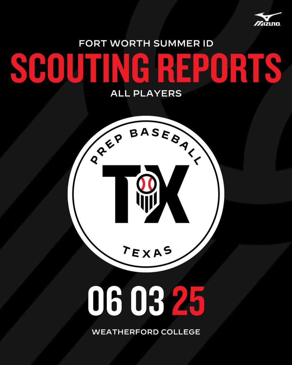 Prep Baseball Texas (@prepbaseball_tx) on Twitter photo ๐
๐จ๐ซ๐ญ ๐๐จ๐ซ๐ญ๐ก ๐๐ฎ๐ฆ๐ฆ๐๐ซ ๐๐: ๐๐ฅ๐๐ฒ๐๐ซ ๐๐ง๐๐ฅ๐ฒ๐ฌ๐ข๐ฌ ๐
Scouting reports on every player from the Fort Worth Summer ID, along with a Top-5๏ธโฃ ranking of who our staff deemed as the top overall prospects from the day.๐
๐: loom.ly/-o15Tv4 ๐
๐จ๐ซ๐ญ ๐๐จ๐ซ๐ญ๐ก ๐๐ฎ๐ฆ๐ฆ๐๐ซ ๐๐: ๐๐ฅ๐๐ฒ๐๐ซ ๐๐ง๐๐ฅ๐ฒ๐ฌ๐ข๐ฌ ๐
Scouting reports on every player from the Fort Worth Summer ID, along with a Top-5๏ธโฃ ranking of who our staff deemed as the top overall prospects from the day.๐
๐: loom.ly/-o15Tv4