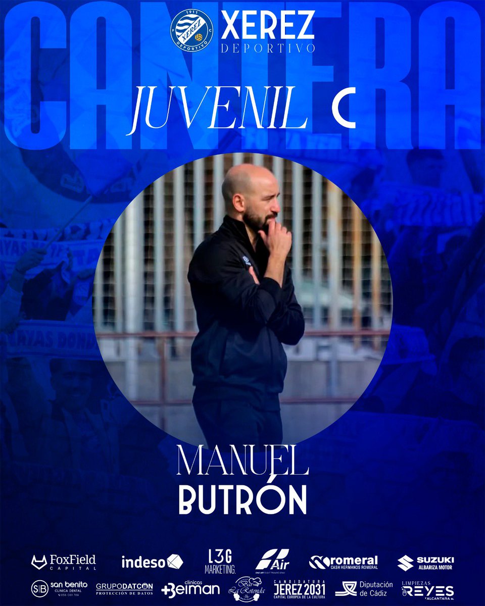 OFICIAL 🔵 | Manuel Butrón dirigirá el #XDFCJuvenilC 

🔹 El técnico entrenador UEFA B, coach deportivo y especialista en mentalidad e inteligencia emocional aplicada al deporte aportará su experiencia por quinta temporada como primer entrenador en la #CanteraXDFC