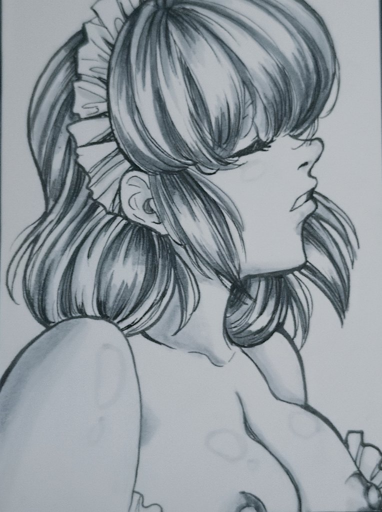 Finished the little card sketch ❤️