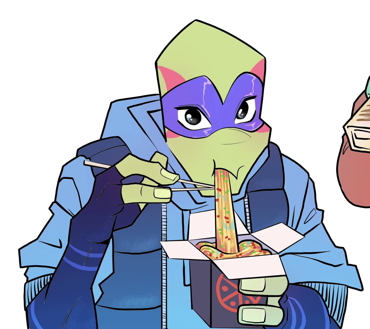 aimike17's tweet image. shawarma and instant noodles