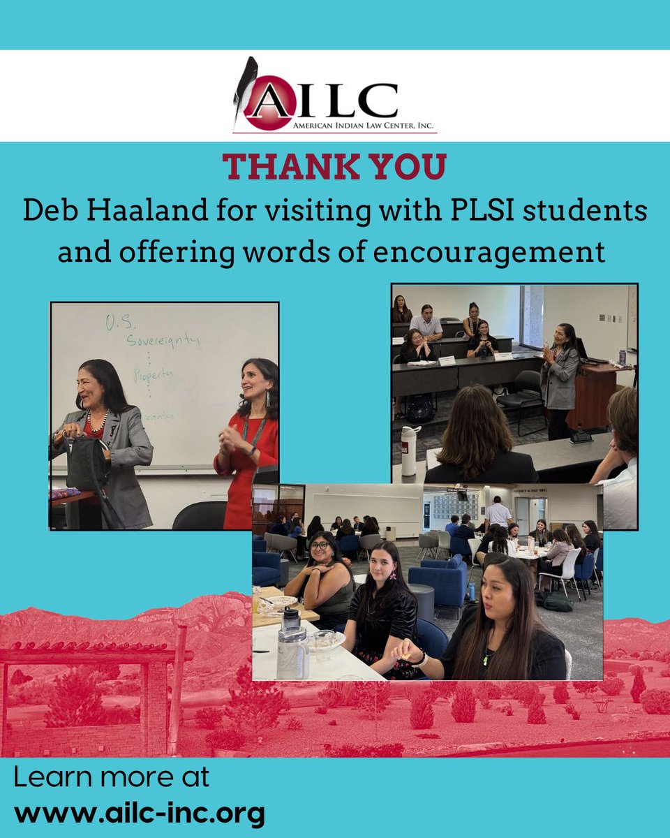 Deb Haaland stopped by PLSI to speak with the students, sharing her experiences at PLSI and how it impacted her career.

#PLSI2025