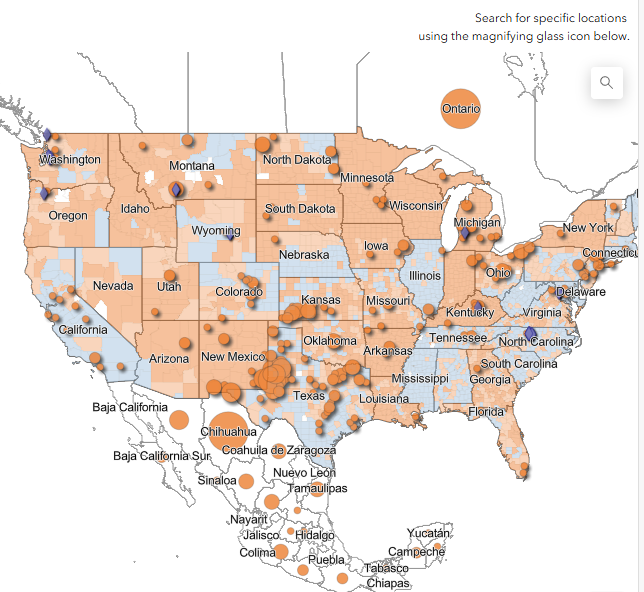 Here is a good example of bad data visualization

It's hard to tell from this map that Ontario, Canada has almost twice as many measles cases as the entire United States combined