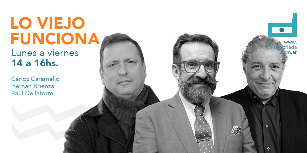 FM La Patriada (@fmlapatriada) on Twitter photo 🔴 Aire para #LoViejoFunciona, con Carlos Caramello (<a href="/caramellocumpa/">Carlos Caramello</a>), Hernán Brienza (<a href="/hernanbrienza/">Hernán Brienza.</a>) y Raúl Dellatorre (<a href="/DellatorreRaul/">Rulo Dellatorre</a>)
🧠 Una charla abierta para pensar, recordar y escuchar buena música 🎶
📻 Hasta las 16 hs, por youtube.com/watch?v=Wscdpr… 📻 🔴 Aire para #LoViejoFunciona, con Carlos Caramello (<a href="/caramellocumpa/">Carlos Caramello</a>), Hernán Brienza (<a href="/hernanbrienza/">Hernán Brienza.</a>) y Raúl Dellatorre (<a href="/DellatorreRaul/">Rulo Dellatorre</a>)
🧠 Una charla abierta para pensar, recordar y escuchar buena música 🎶
📻 Hasta las 16 hs, por youtube.com/watch?v=Wscdpr… 📻
