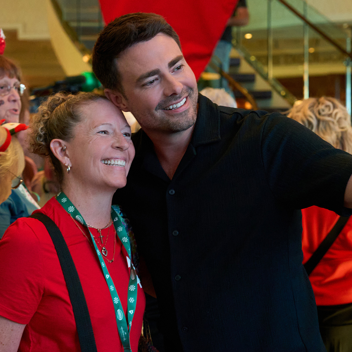 Experience joy, hope, and feel-good stories on the Hallmark Christmas Cruise!

Watch the first episode of #ChristmasAtSea, a #ChristmasInJuly four-part special event starring #JonathanBennett on #HallmarkPlus! Start your free trial today! bit.ly/3ZUvixg