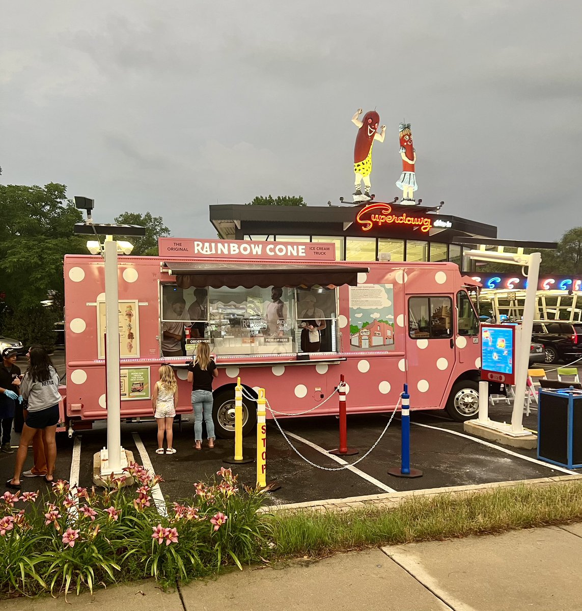 Superdawg Chicago🌭 (@superdawg) on Twitter photo We’re super excited <a href="/TheORainbowCone/">The Original Rainbow Cone</a> truck is headed back to <a href="/SuperdawgWheel/">Superdawg Wheeling🌭</a> July 18-20, 12p - 10p Friday, Saturday, and Sunday!! 😋🌈🍦🌭🌭 What a super pair, and we’ll see you there! We’re super excited <a href="/TheORainbowCone/">The Original Rainbow Cone</a> truck is headed back to <a href="/SuperdawgWheel/">Superdawg Wheeling🌭</a> July 18-20, 12p - 10p Friday, Saturday, and Sunday!! 😋🌈🍦🌭🌭 What a super pair, and we’ll see you there!