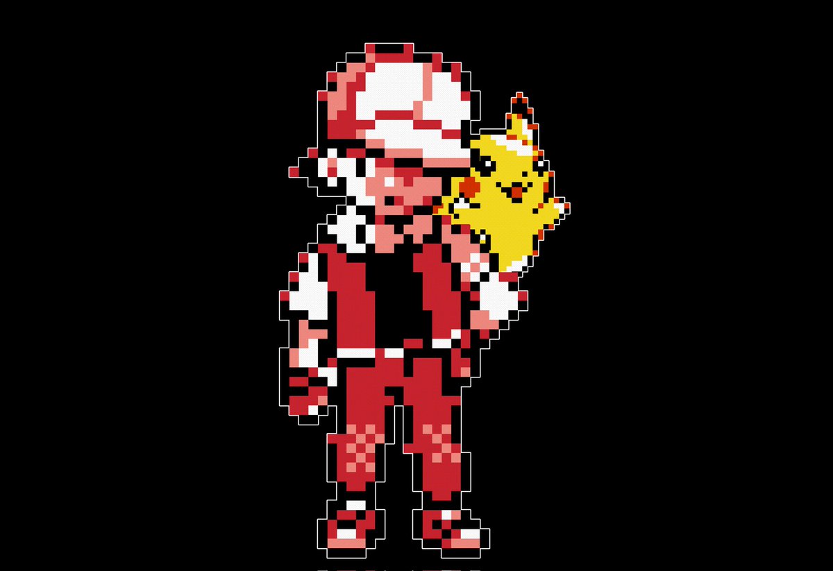 PKMN_RedVersion's tweet image. [ Red and his Pikachu just stand there, watching you silently, how would you approach them? ] 

... ... ...