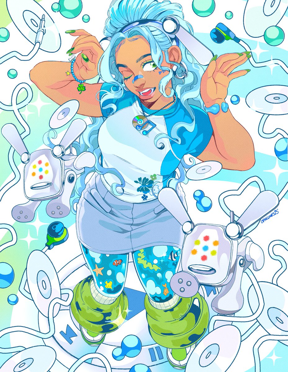 Hi #PortfolioDay 🩷

I’m Lucy! I’m a Dominican illustrator and shojosei mangaka. I’m most known for my work on Monster High but I’m working on my original manga series called Heroes Circle that I’m open to finding a home for
🫶🏼