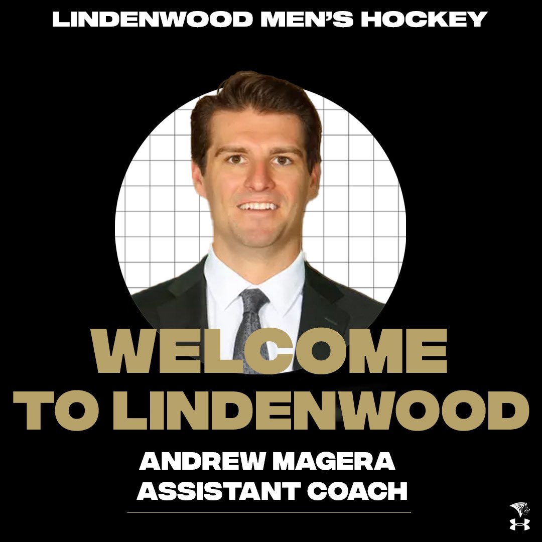 Lindenwood Athletics (@lu_lions) on Twitter photo First year <a href="/LULionsHockey/">Lindenwood Hockey</a> 🦁🏒 head coach Keith Fisher announced the addition of Andrew Magera to his staff as an assistant coach on Tuesday
📕 | tinyurl.com/mryp9dep
#NewLevel First year <a href="/LULionsHockey/">Lindenwood Hockey</a> 🦁🏒 head coach Keith Fisher announced the addition of Andrew Magera to his staff as an assistant coach on Tuesday
📕 | tinyurl.com/mryp9dep
#NewLevel