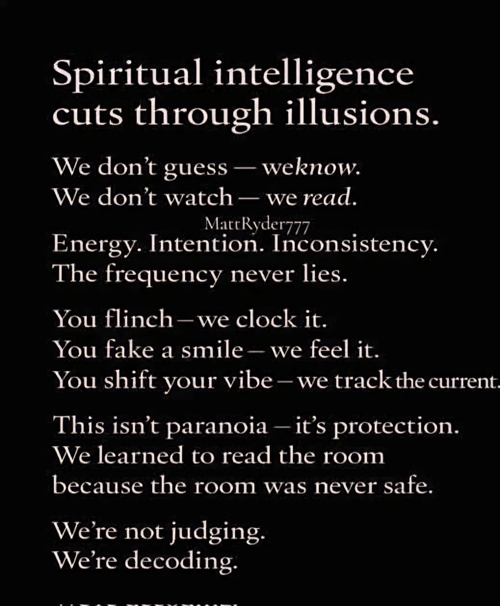 ladiekerrie's tweet image. Spiritual intelligence cuts through illusions.