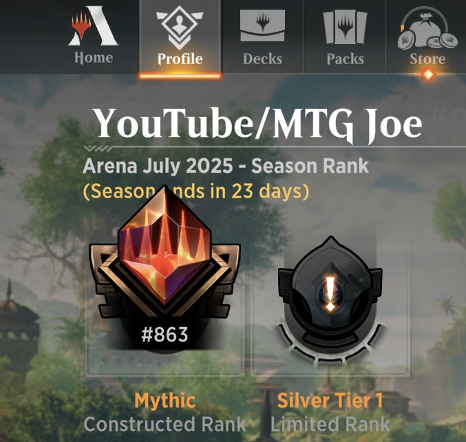 Mythic with my take of Gruul Delirium in Standard Bo1. I cover an explanation of my card choices and gameplay demo below #MTG 

youtu.be/0dsgwYwPOtk