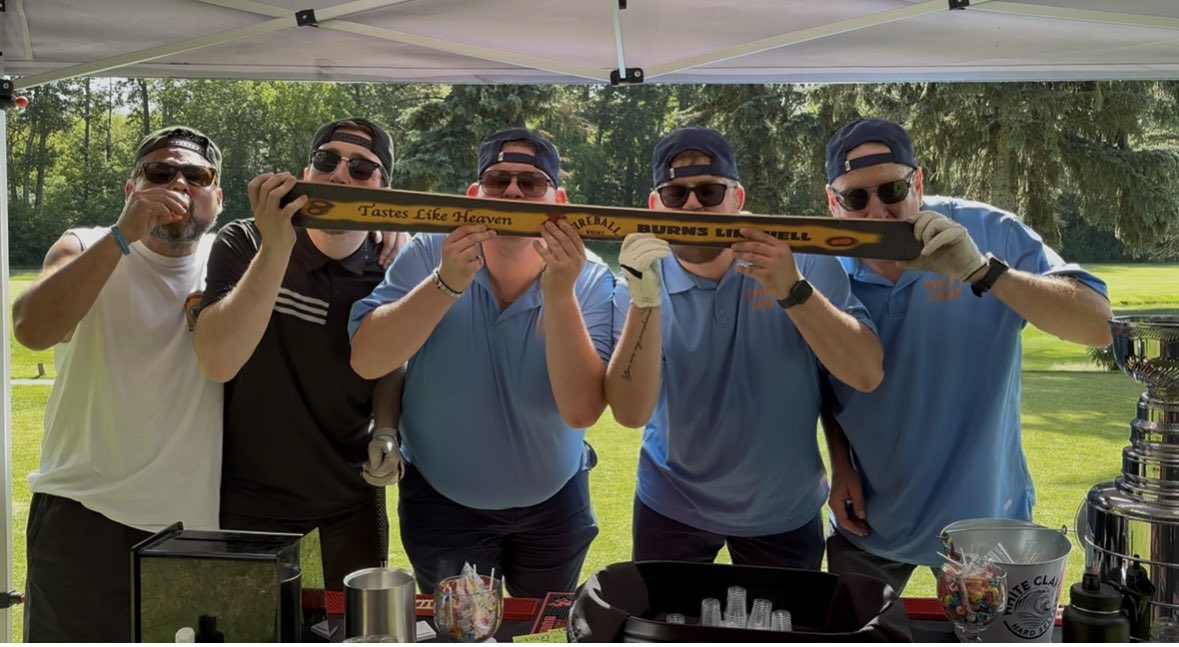 I’m pretty sure we’re winning… 👊🏾 #estgolfclassic <a href="/yegsportstalk/">Edmonton Sports Talk</a> #CombineCrew