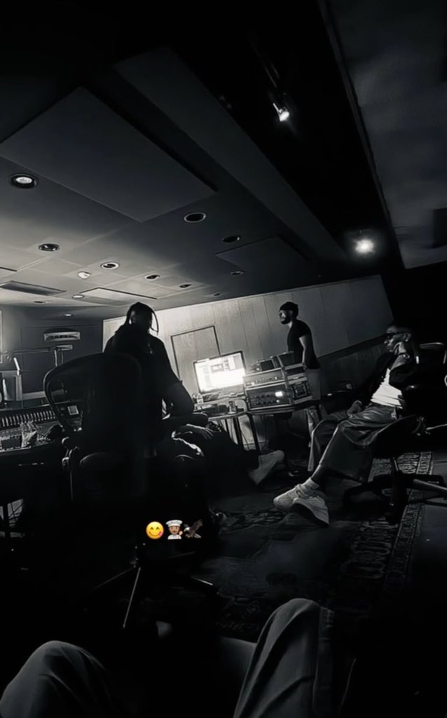 Wizkid &amp; Gunna in the studio! ❤️🦅