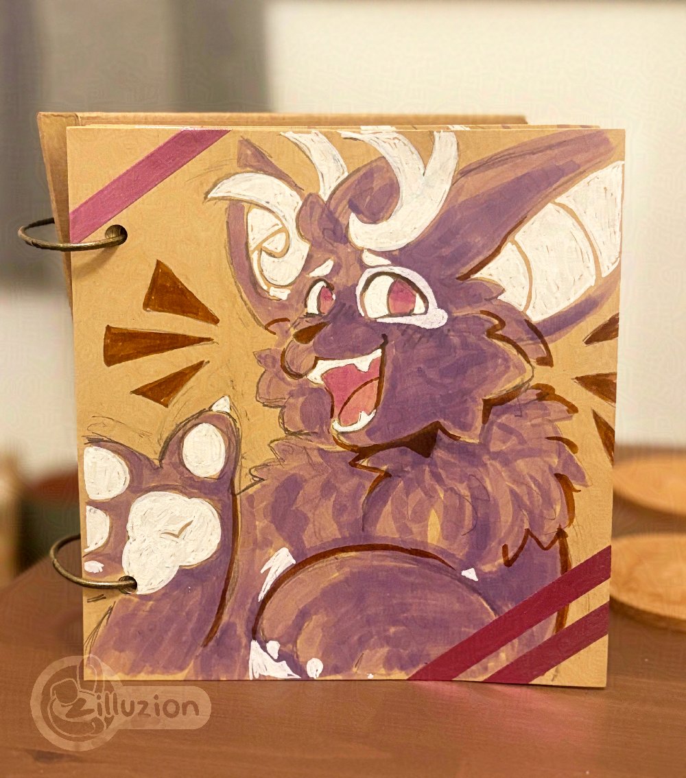 zilluzion's tweet image. first page of my new sketchbook for artfight, it's @GrandukeAnduke ! 💜