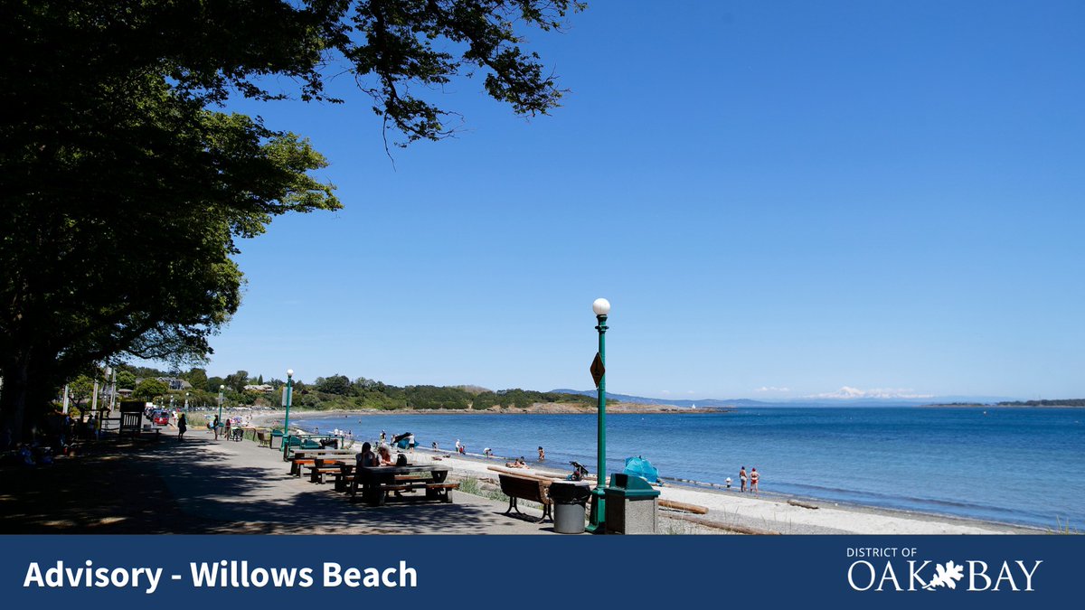⚠️ Beach Advisory UPDATE - Recent water tests at Willows Beach at the foot of Estevan have shown satisfactory sample results. The beach advisory has been lifted.

Find more information: inspections.myhealthdepartment.com/island-health/…