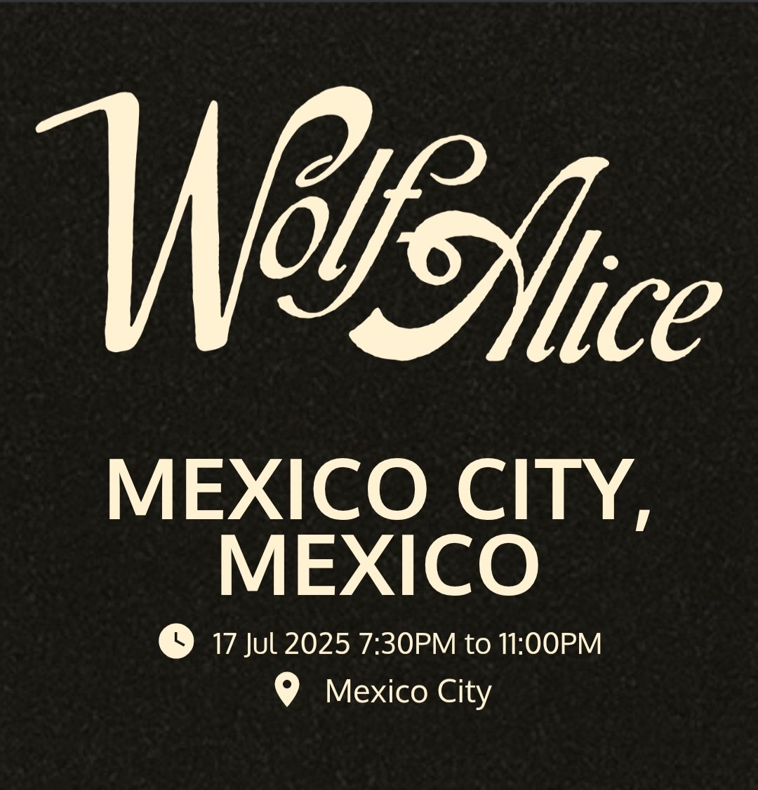 wolfalicemx's tweet photo. Lo que se sentía como algo muy lejano hoy es realidad, Wolf Alice viene a México!!
La banda nos visitará el 17 de Julio de este año, a quien veremos ahi?! https://t.co/VncYJeLsNf