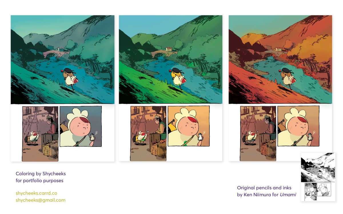 Shycheeks_Art's tweet photo. Hi~!🎀 My name is Sara HP, I'm a 2D artist from Spain looking for work in illustration / cover art / color comics!✨ #PortfolioDay #comiccolorist #comicflats #illustration 

🍀 https://t.co/iqUkrwjt2K
🍀 shycheeks@gmail.com https://t.co/tz8yBjzuN0