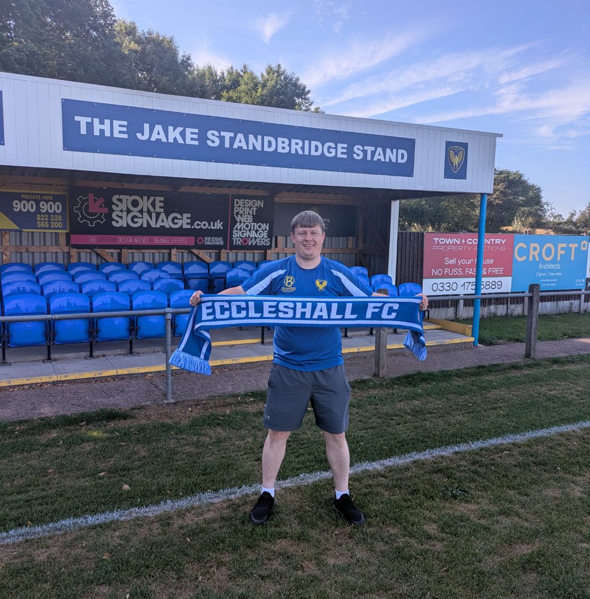 Eccleshall FC tweet media